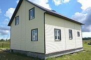 Отделка фасада сайдингом в Ириновке