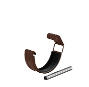 Соединитель желоба в комплекте PU, 125/90 RAL8017