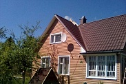 Отделка дома блокхаусом в Мшинской
