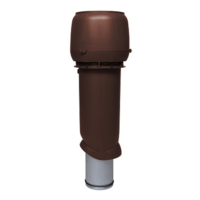 Теплоизолированный вентиляционный выход Vilpe 160/225/700 для труб D110–160 мм Шоколадный