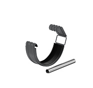 Соединитель желоба в комплекте Aquasystem Комфорт D125 RAL7024 PE