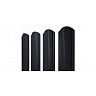Штакетник Grand Line Круглый 128 мм Velur 0,5 RAL 7024