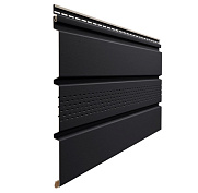 Döcke PREMIUM Софит с центральной перфорацией (Карбон)