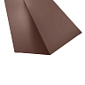 Ендова 0.45 мм 8017 (коричневый) ПЭ (297x297) 2 м