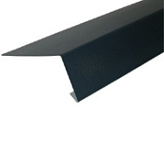 Планка карнизная 115x50x13х2000мм RAL 7024 темно-серый