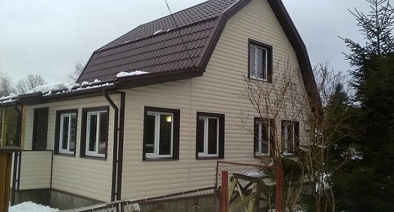 Виниловый блокхаус Docke в Дубки