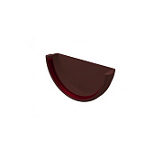 Заглушка желоба универсальная ПВХ Grand Line (Гранд Лайн) Шоколадный