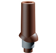 Труба канализационного выхода ИЗЛ-110/500 Docke PREMIUM Тёмно-коричневый
