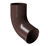 Отвод трубы Döcke STAL PREMIUM D90 Шоколад