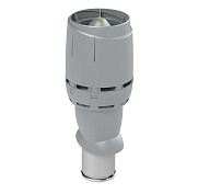 Теплоизолированный вентиляционный выход Vilpe 160/225/500 FLOW для труб D110–160 мм Светло-серый