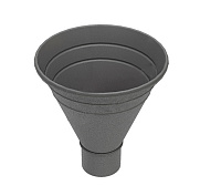 Воронка водосборная D300/100 Foramina Freeze D125/100, grey (серый) 