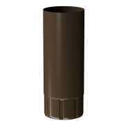 Труба водосточная Döcke STAL PREMIUM D90 1 м Каштан