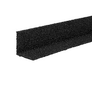 Металлический уголок внутренний HAUBERK с посыпкой Черный