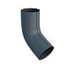 Колено сливное D100 (60°) Foramina Freeze D125/100, grey (серый)