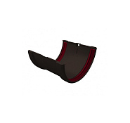 Соединитель желобов ПВХ Grand Line (Гранд Лайн) Коричневый