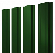 Штакетник Grand Line Прямоугольный 118 мм PE 0,4 RAL 6005 зеленый мох