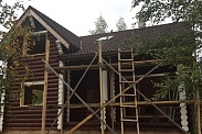 Монтаж композитной черепицы в д. Кунесть 