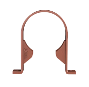 Хомут трубы ТН ПВХ, красный