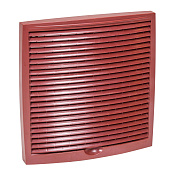 Наружная вентиляционная решетка 240х240мм Vilpe Красный