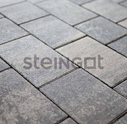 Steingot Тротуарная плитка Новый город Серебристый камень (Stein Silver) 60 мм