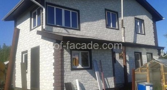 Облицовка фасадными панелями (Мга)