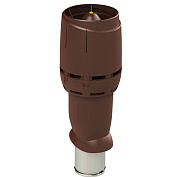 Теплоизолированный вентиляционный выход Vilpe 160/225/700 FLOW для труб D110–160 мм Коричневый