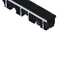 Standart Park Лоток водоотводный пластиковый с решеткой щелевой чугунной (кл. D) PolyMax  Drive 1000х210х216 мм