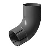 Колено Döcke STAL PREMIUM, 72⁰ D90 Графит