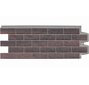 Фасадная панель Grand Line состаренный кирпич Design Plus Кофе