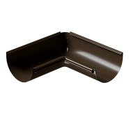 Угол внутренний Döcke STAL PREMIUM 90⁰ D125 Каштан