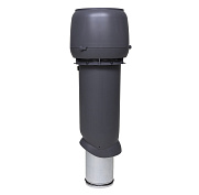 Теплоизолированный вентиляционный выход Vilpe 160/225/700 для труб D110–160 мм Серый