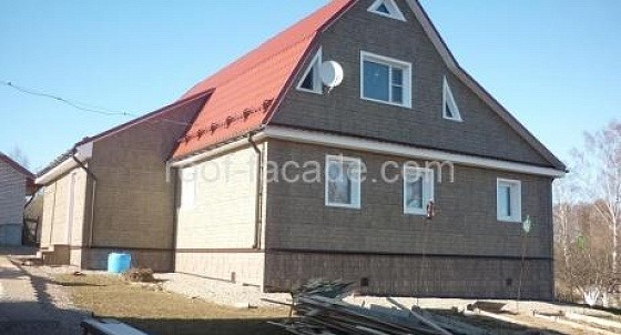 Монтаж металлочерепицы и облицовка фасадными панелями (Кириши)