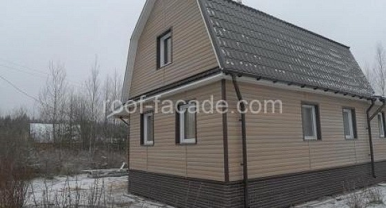 Монтаж металлочерепицы и винилового сайдинга (Ломоносов)