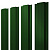 Штакетник Grand Line Прямоугольный 118 мм PE-Double 0,45 RAL 6005 зеленый мох