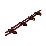 Снегозадержатель PRESTIGE ZN 45*25(овал) NEXT CLICK фальц RAL8017 3м