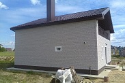 Отделка дома фасадными панелями СНТ Просторы