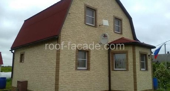 Отделка фасада панелями DOCKE-R в Лужском районе