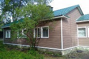 Облицовка фасада блокхаусом в Песочном