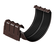 Соединитель желобов Döcke STAL PREMIUM D125 Шоколад