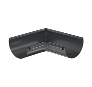 Угол желоба внутренний 90° Aquasystem Комфорт D125 RAL7024 PE