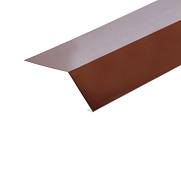 Планка карнизная 100х70х2000 (RAL 8017) 2 м 