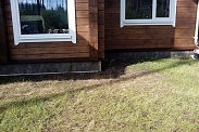 Монтаж цокольных панелей и отлива в п. Приветнинское