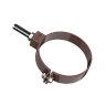 Хомут трубы универсальный L=180мм ТН ПВХ , коричневый