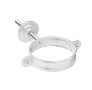 Хомут с комплектом крепления PU, 125/90 RAL9003
