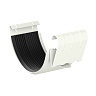 Соединитель желоба Foramina PUR D125/100, RAL 9010