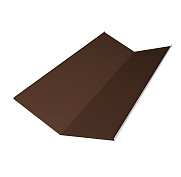 Планка ендовы нижняя 300х300х2000 (RAL 8017) 2 м