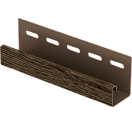 J-планка Ю-Пласт Hokla (Хокла) "Щепа" Каштан