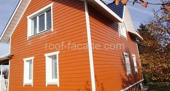 Облицовка фиброцементным сайдингом (Ульяновка)
