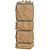 Угол фасадной панели наружный Камелот Design Песочный (шов RAL 7006)