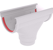 Воронка Grand Line Дизайн 135/90 ПВХ белый (RAL 9003)